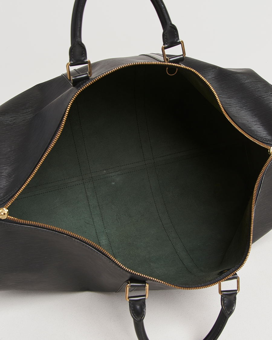 Heren | Pre-Owned & Vintage Bags | Louis Vuitton Pre-Owned | Keepall 55 Epi Leather Black
