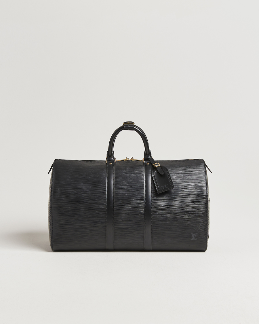 Heren | Pre-Owned & Vintage Bags | Louis Vuitton Pre-Owned | Keepall 45 Epi Leather Black