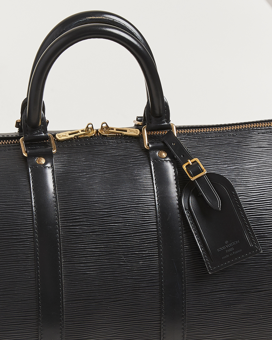Heren | Pre-Owned & Vintage Bags | Louis Vuitton Pre-Owned | Keepall 45 Epi Leather Black