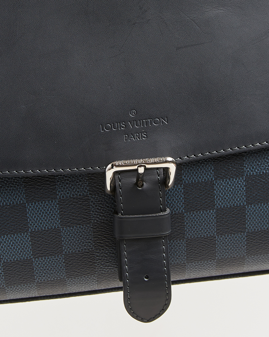 Heren | Pre-Owned & Vintage Bags | Louis Vuitton Pre-Owned | Newport Messenger PM Damier Cobalt