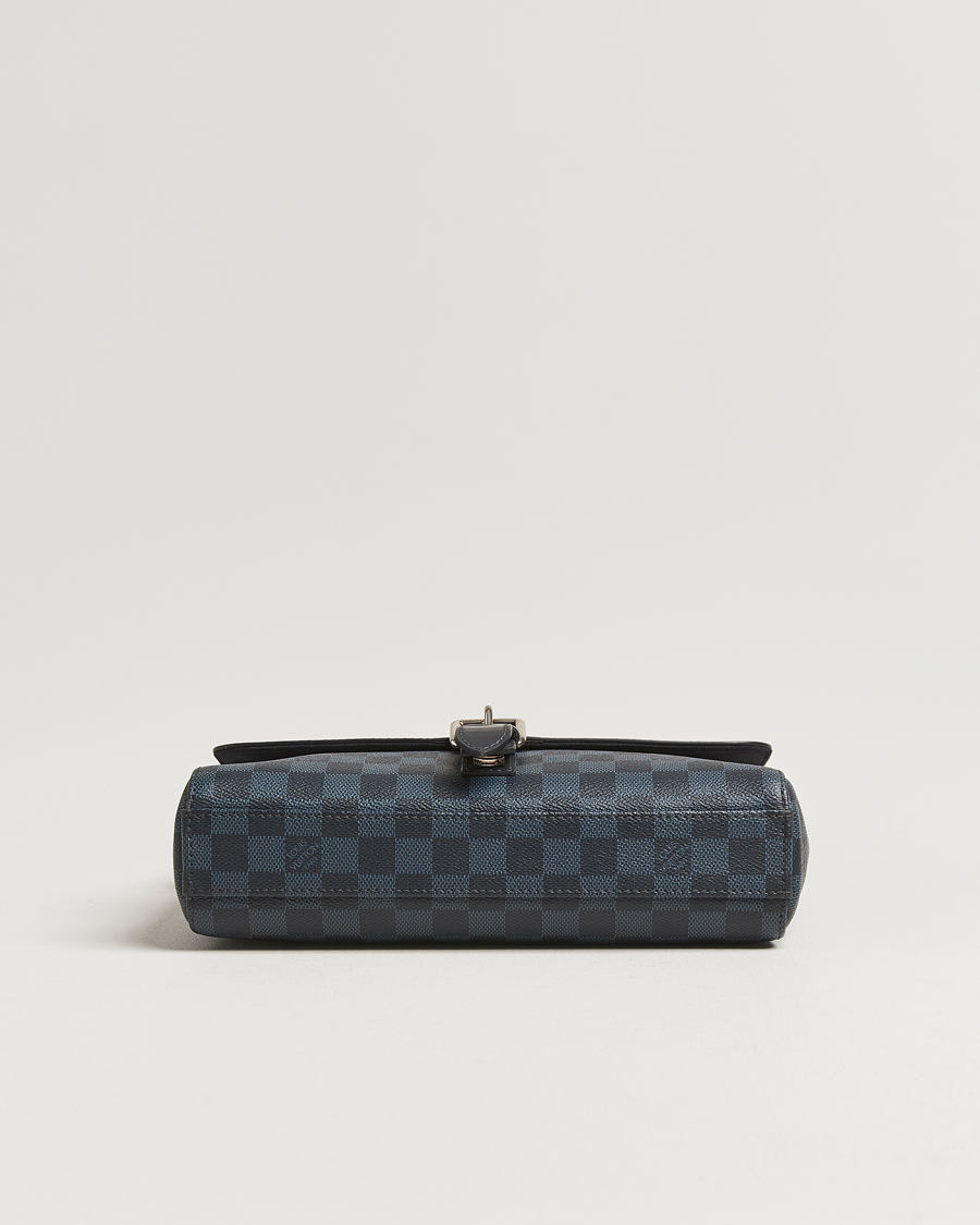 Heren | Pre-Owned & Vintage Bags | Louis Vuitton Pre-Owned | Newport Messenger PM Damier Cobalt
