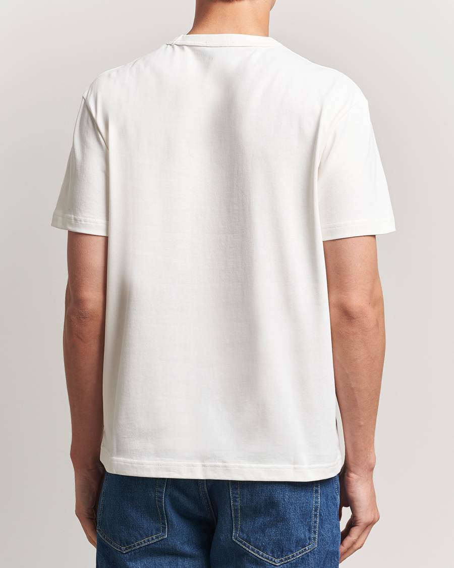 Heren | T-shirts | A.P.C. | Boxy Fit Petit VPC T-Shirt White/Dark Navy