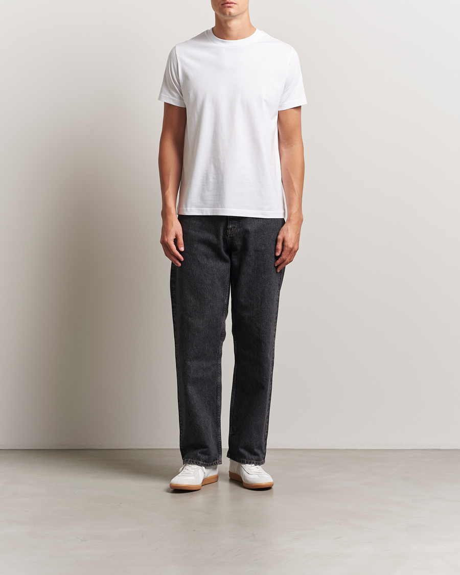 Heren | T-shirts | A.P.C. | Embroidered APC T-Shirt White