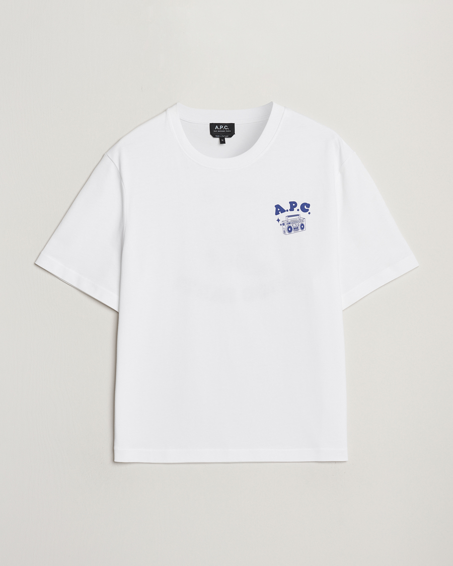 Heren | T-shirts | A.P.C. | Disco T-Shirt White