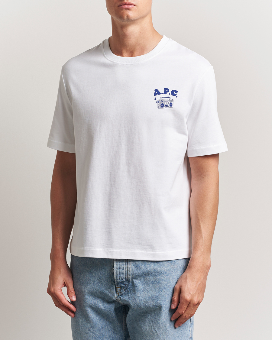 Heren | T-shirts | A.P.C. | Disco T-Shirt White