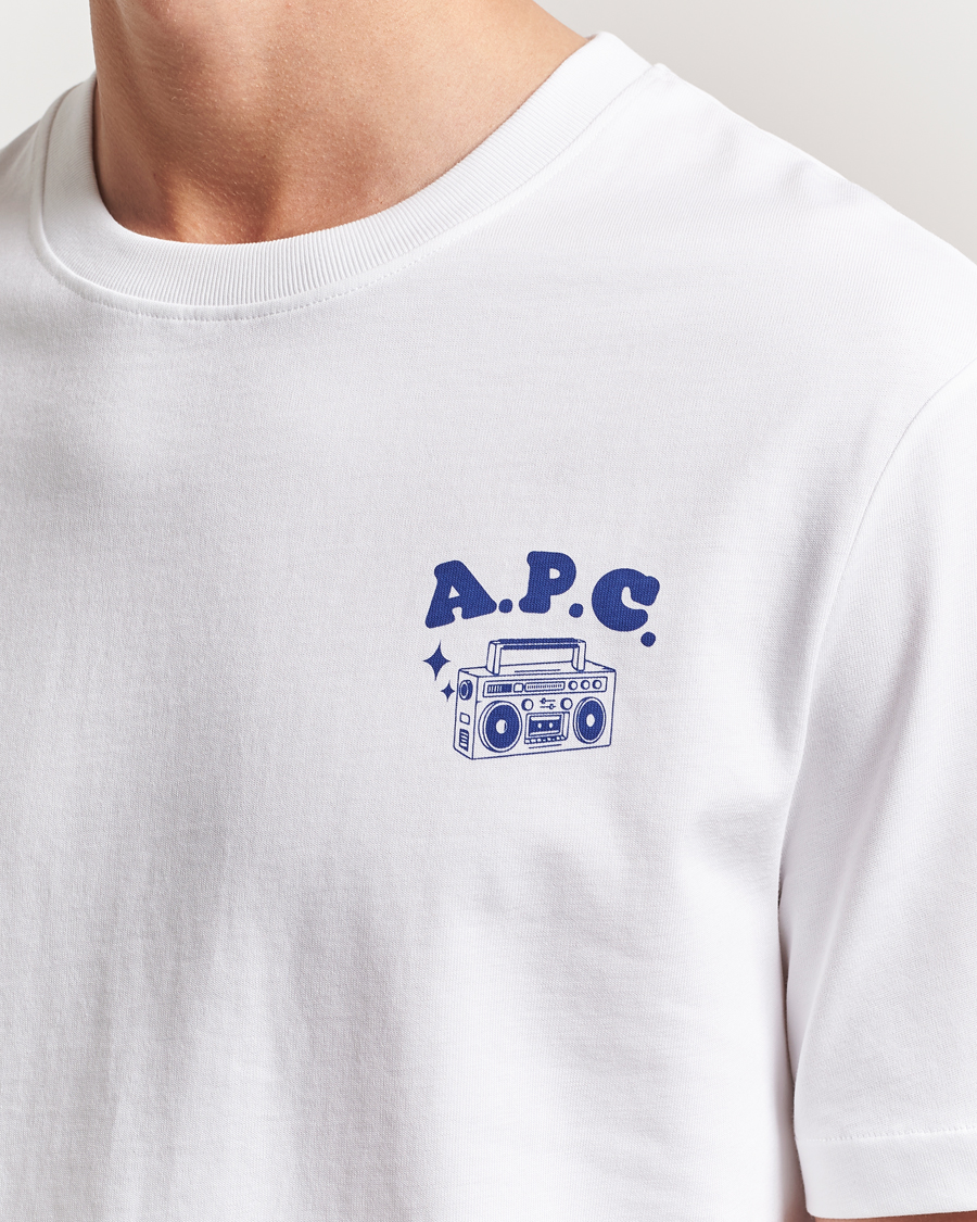 Heren | T-shirts | A.P.C. | Disco T-Shirt White