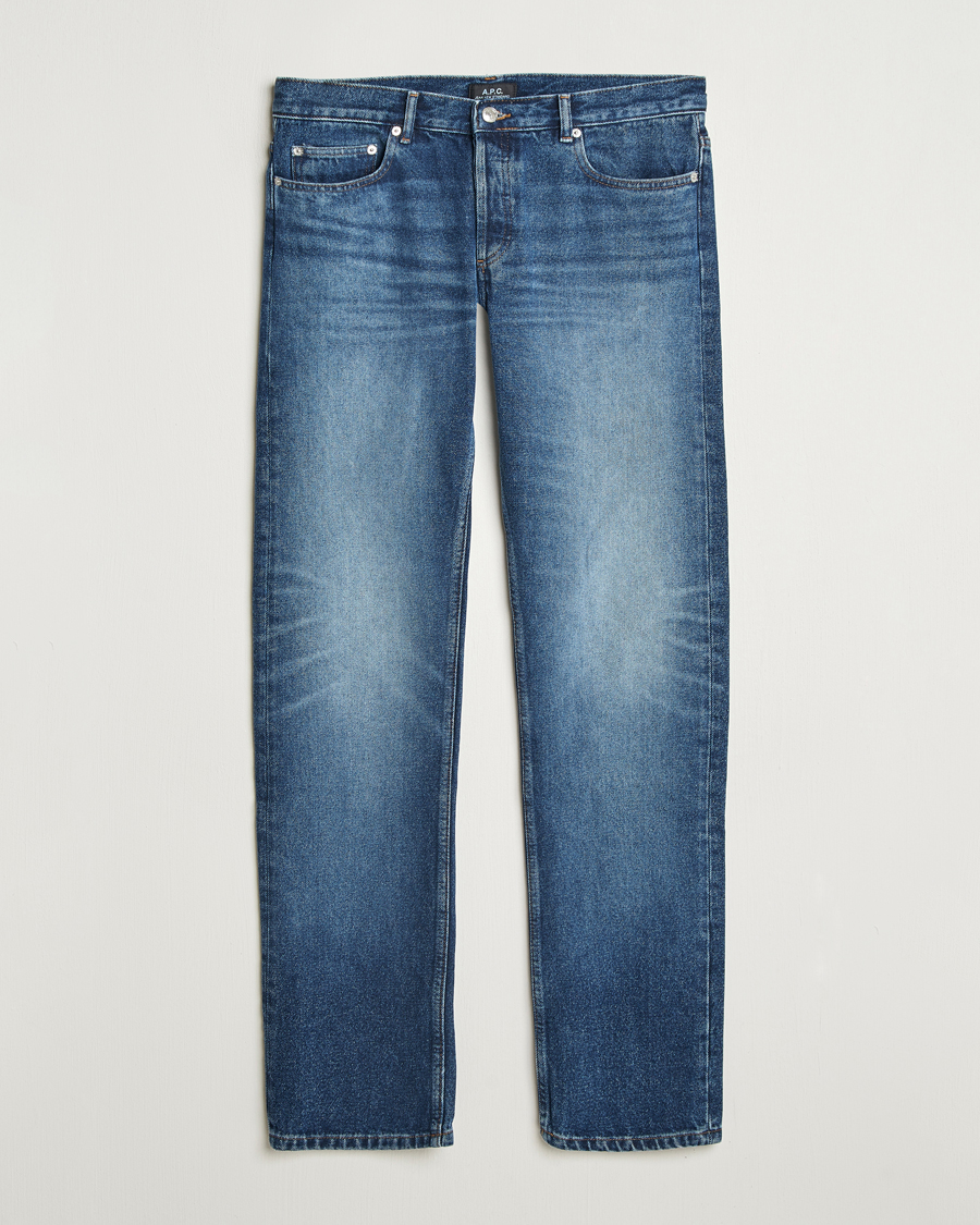 Heren | Jeans | A.P.C. | New Standard Jeans Washed Indigo