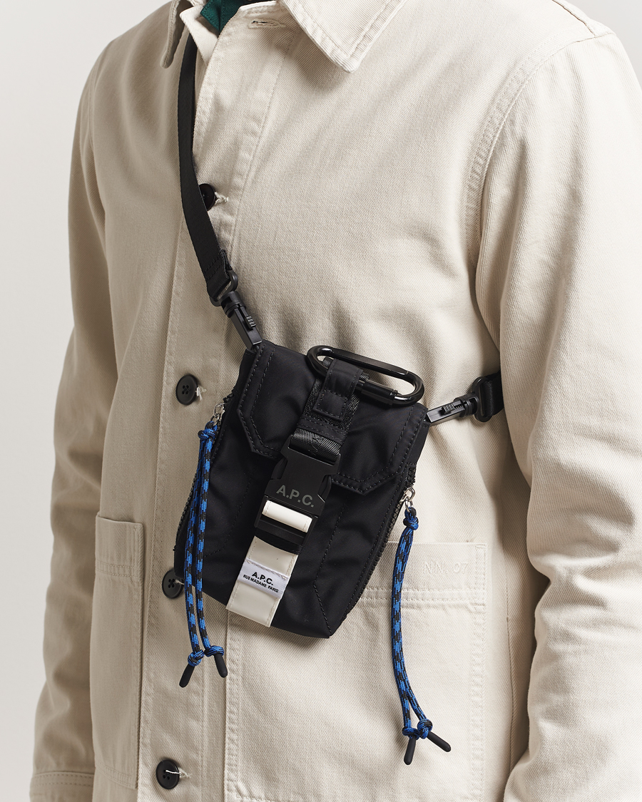 Heren | Tassen | A.P.C. | Trek Crossbody Pouch Black