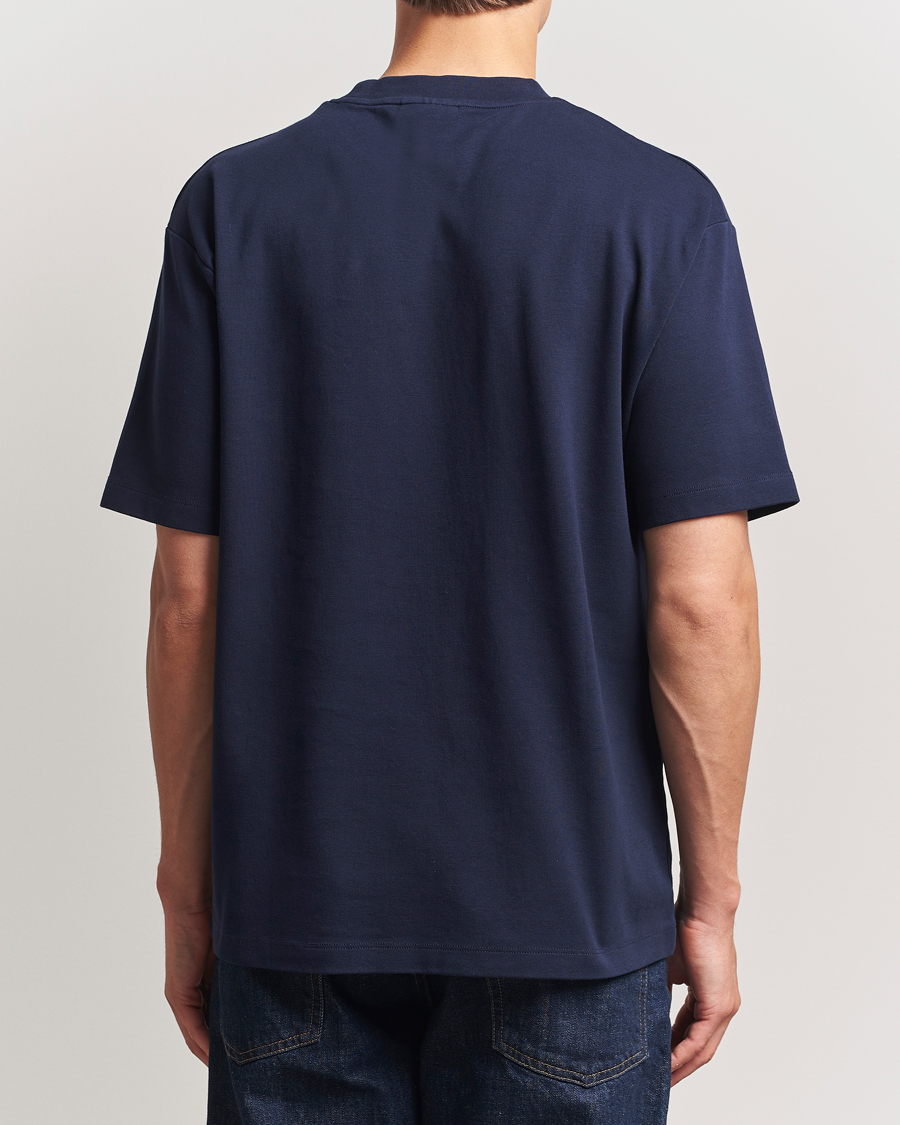 Heren | T-shirts | Drôle de Monsieur | Classic Slogan T-Shirt Navy