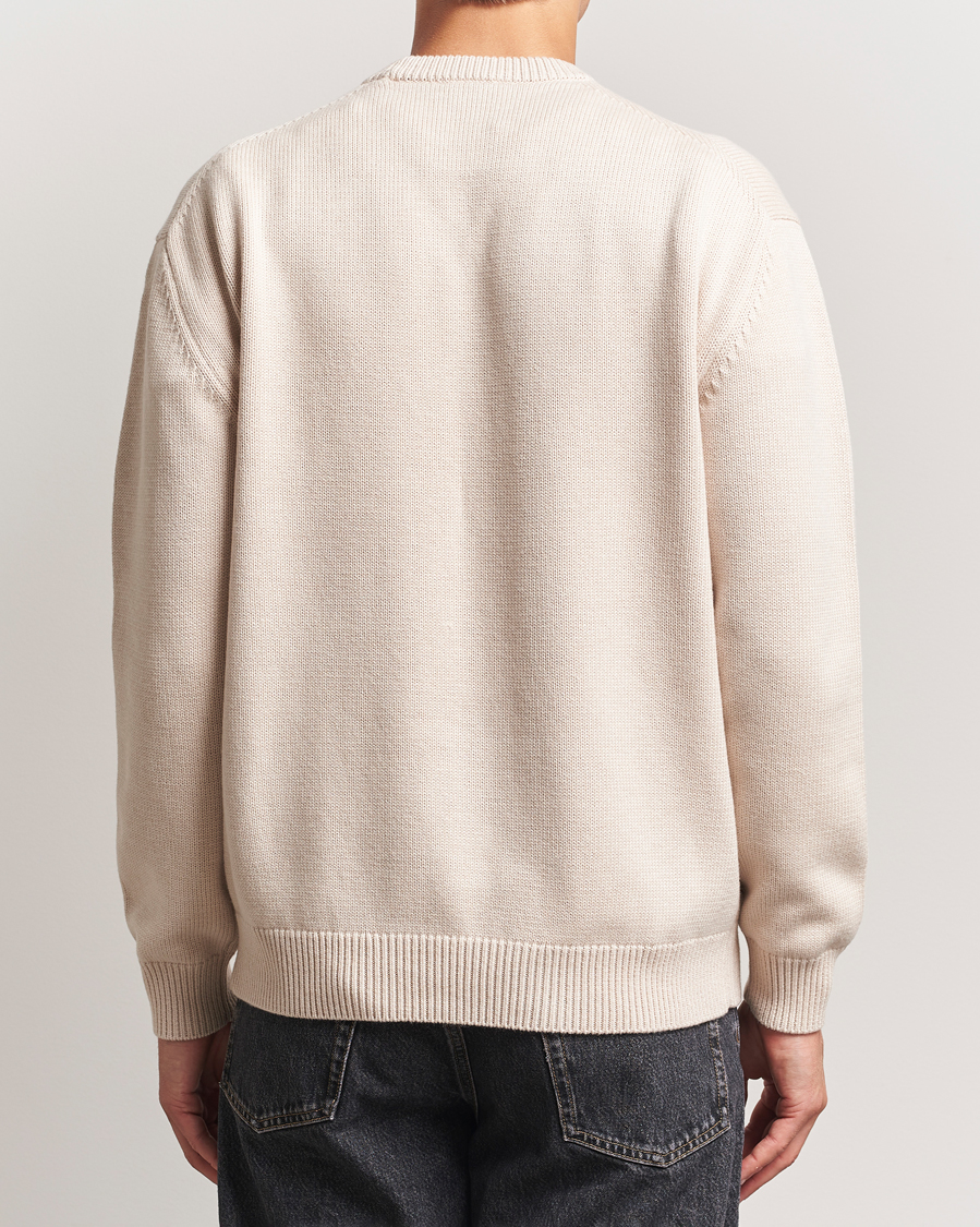 Heren | Truien | Drôle de Monsieur | Plateau Knitted Sweater Natural Beige
