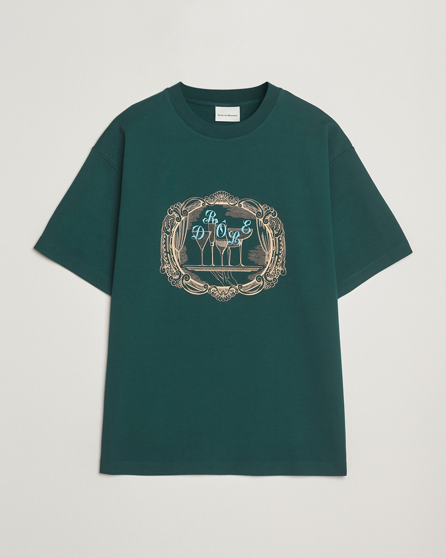 Heren | T-shirts | Drôle de Monsieur | Plateau T-Shirt Dark Green