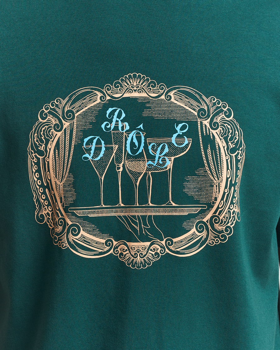 Heren | T-shirts | Drôle de Monsieur | Plateau T-Shirt Dark Green