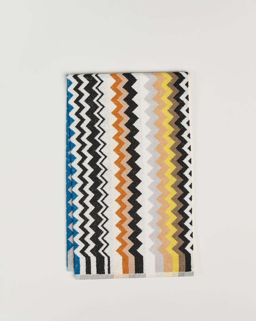 Heren | Stoffen | Missoni Home | Best Bath Towel 70x115cm Black Multi