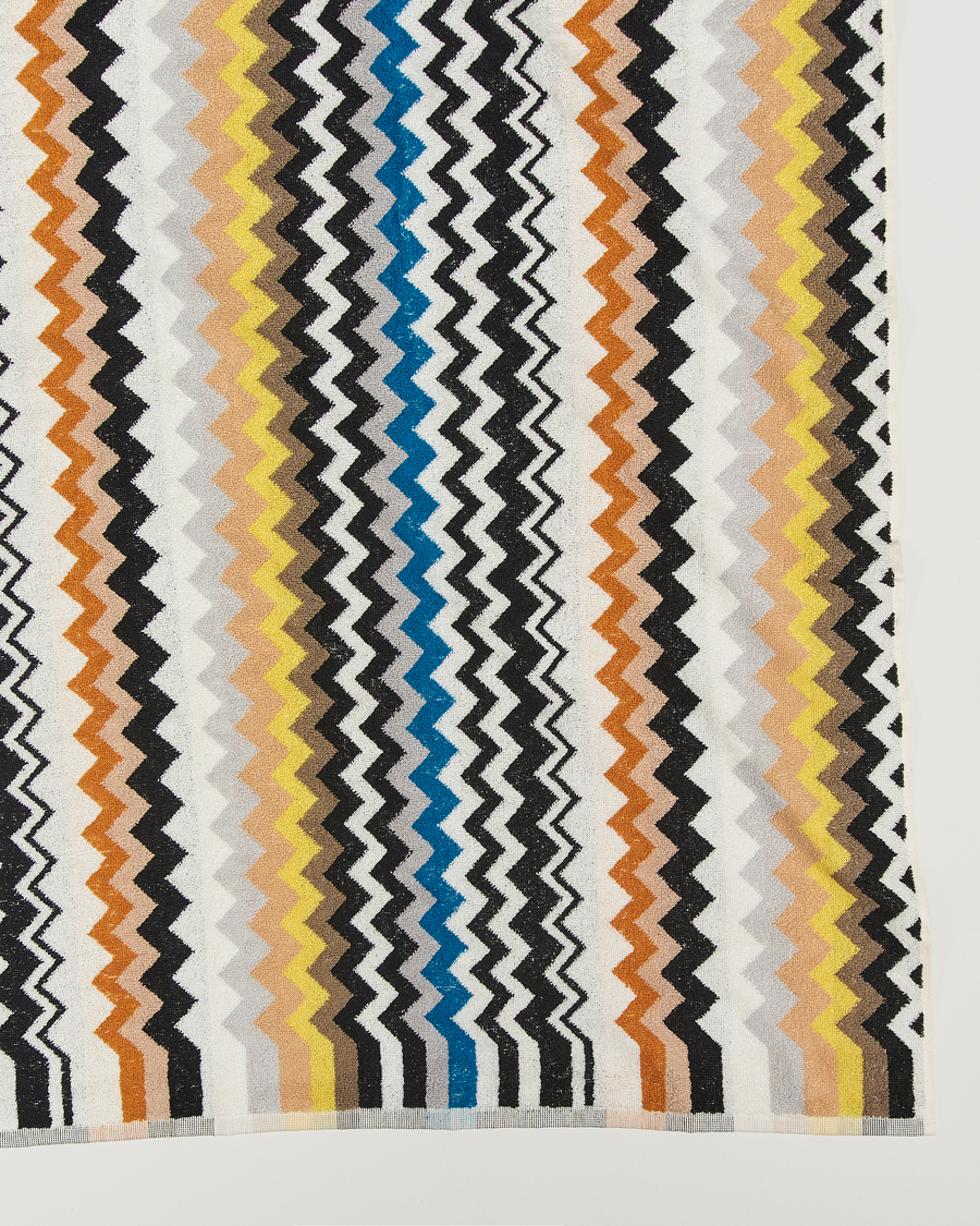 Heren | Stoffen | Missoni Home | Best Bath Towel 70x115cm Black Multi