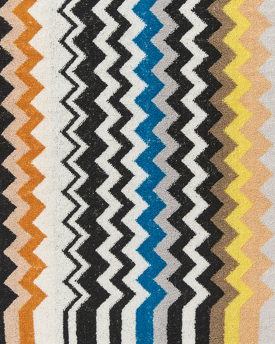 Heren | Stoffen | Missoni Home | Best Bath Towel 70x115cm Black Multi