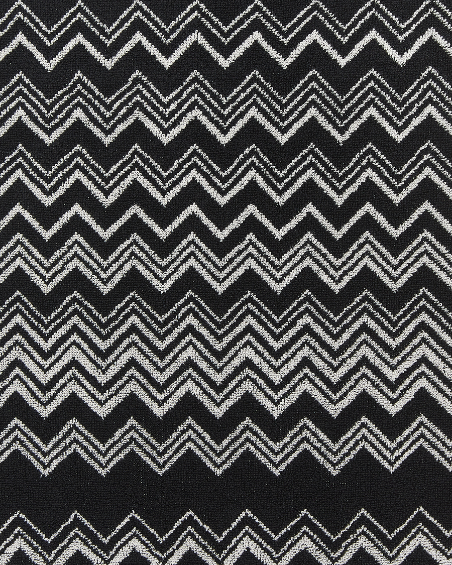 Heren | Stoffen | Missoni Home | Keith Hand Towel 70x40cm Black/White