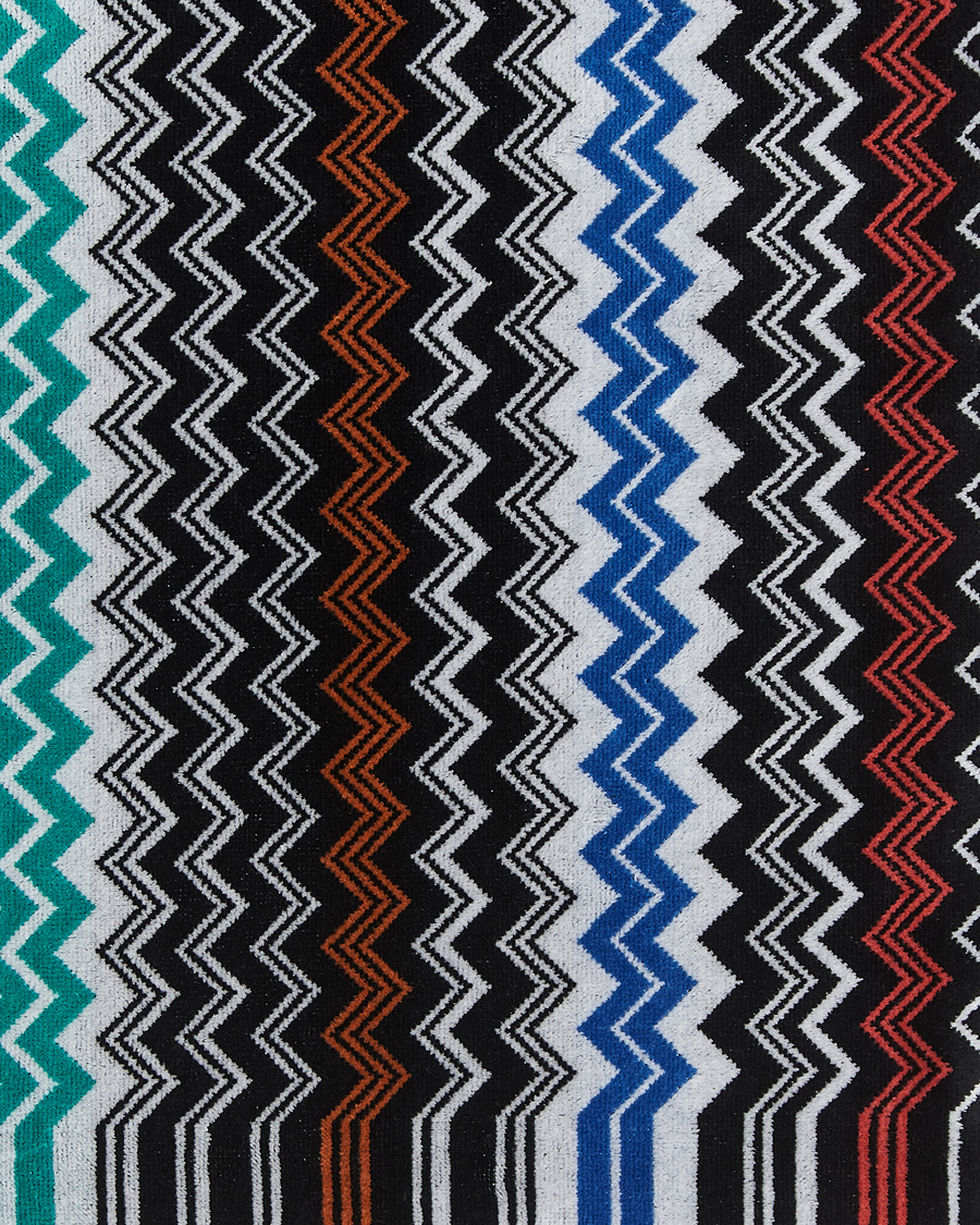 Heren | Stoffen | Missoni Home | Neoclassic Bath Towel 70x115cm Black Multi