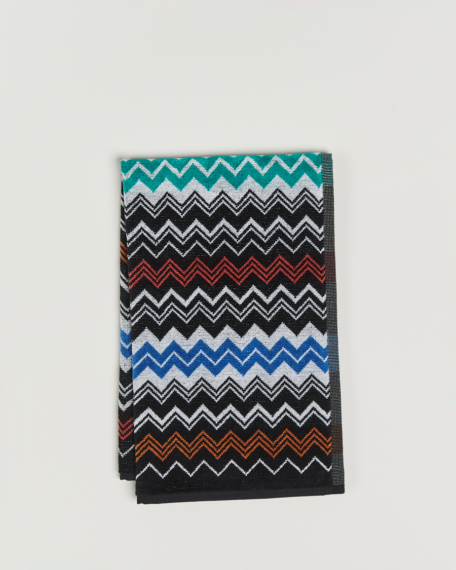 Heren | Stoffen | Missoni Home | Neoclassic Hand Towel 70x40cm Black Multi