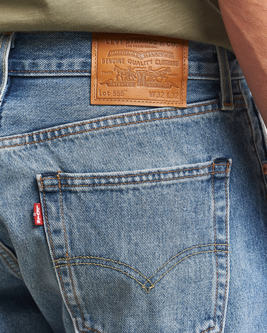 Heren | Overhemden | Levi's | 555 Relaxed Straight Jeans Indigo Champion