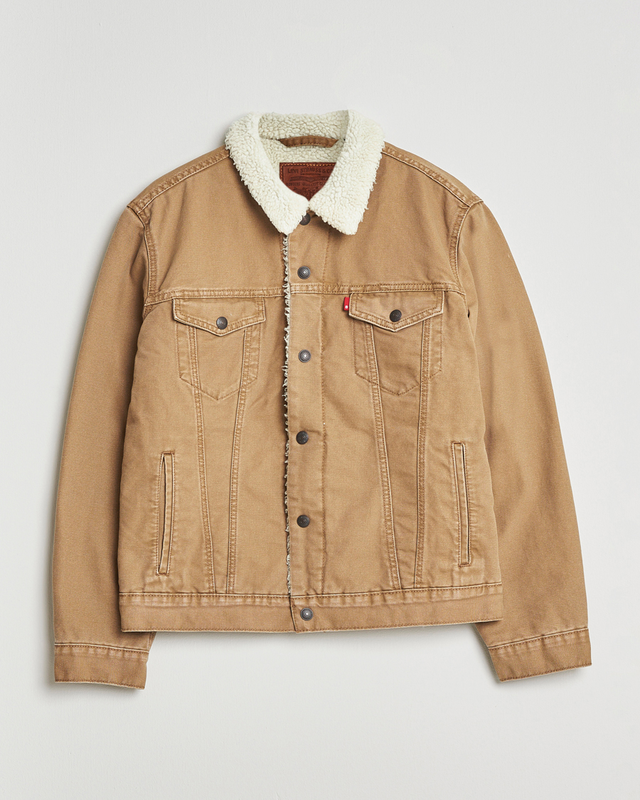 Heren | Jassen | Levi's | Type 3 Sherpa Trucker Ermine Brown
