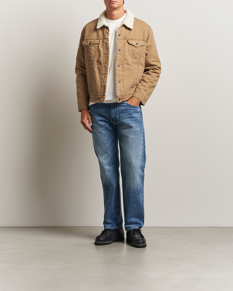 Heren | Jassen | Levi's | Type 3 Sherpa Trucker Ermine Brown