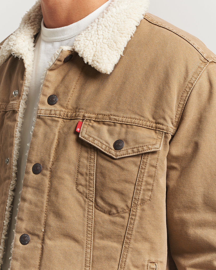 Heren | Jassen | Levi's | Type 3 Sherpa Trucker Ermine Brown