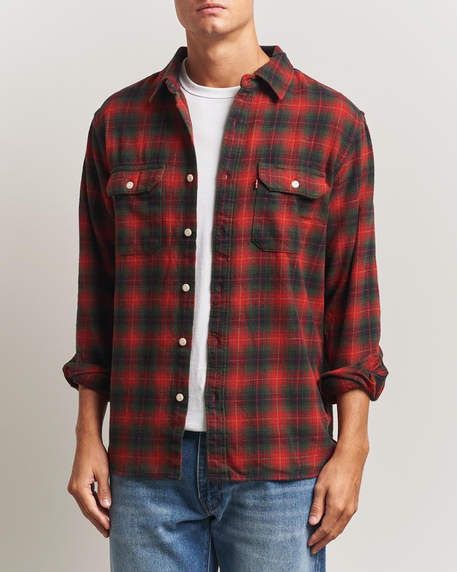 Heren | Overhemden | Levi's | Jackson Worker Shirt Rythmic Red
