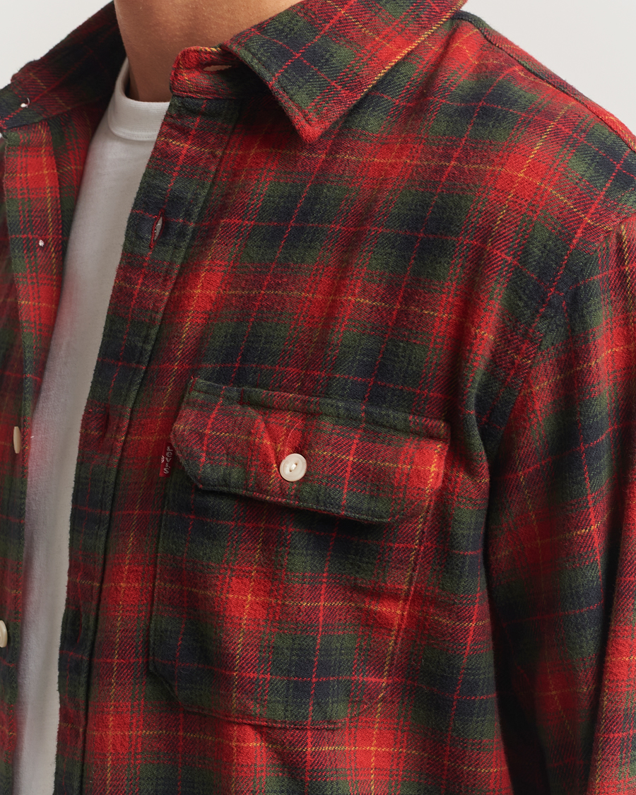 Heren | Overhemden | Levi's | Jackson Worker Shirt Rythmic Red