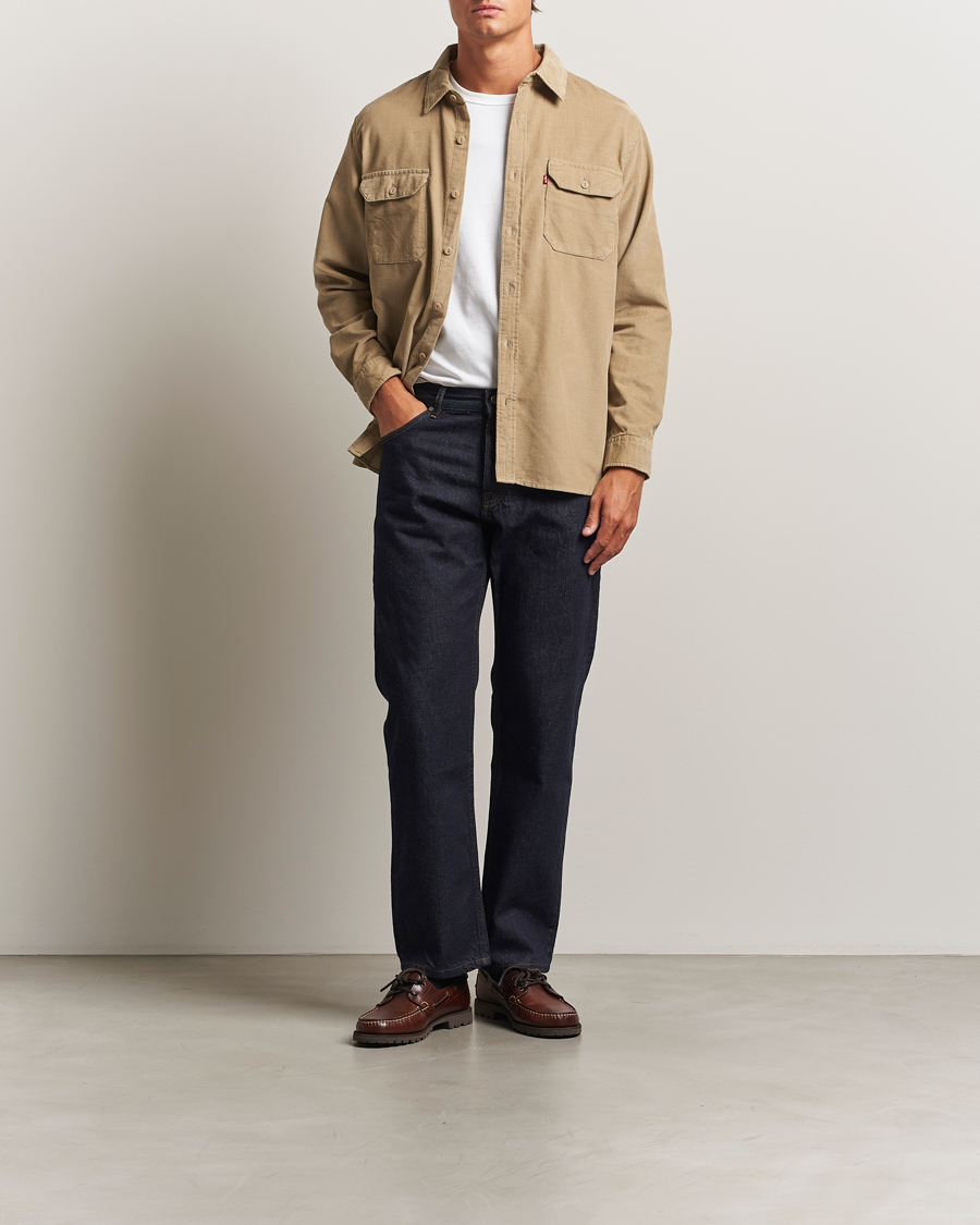 Heren | Overhemden | Levi's | Jackson Corduroy Worker Shirt Beige