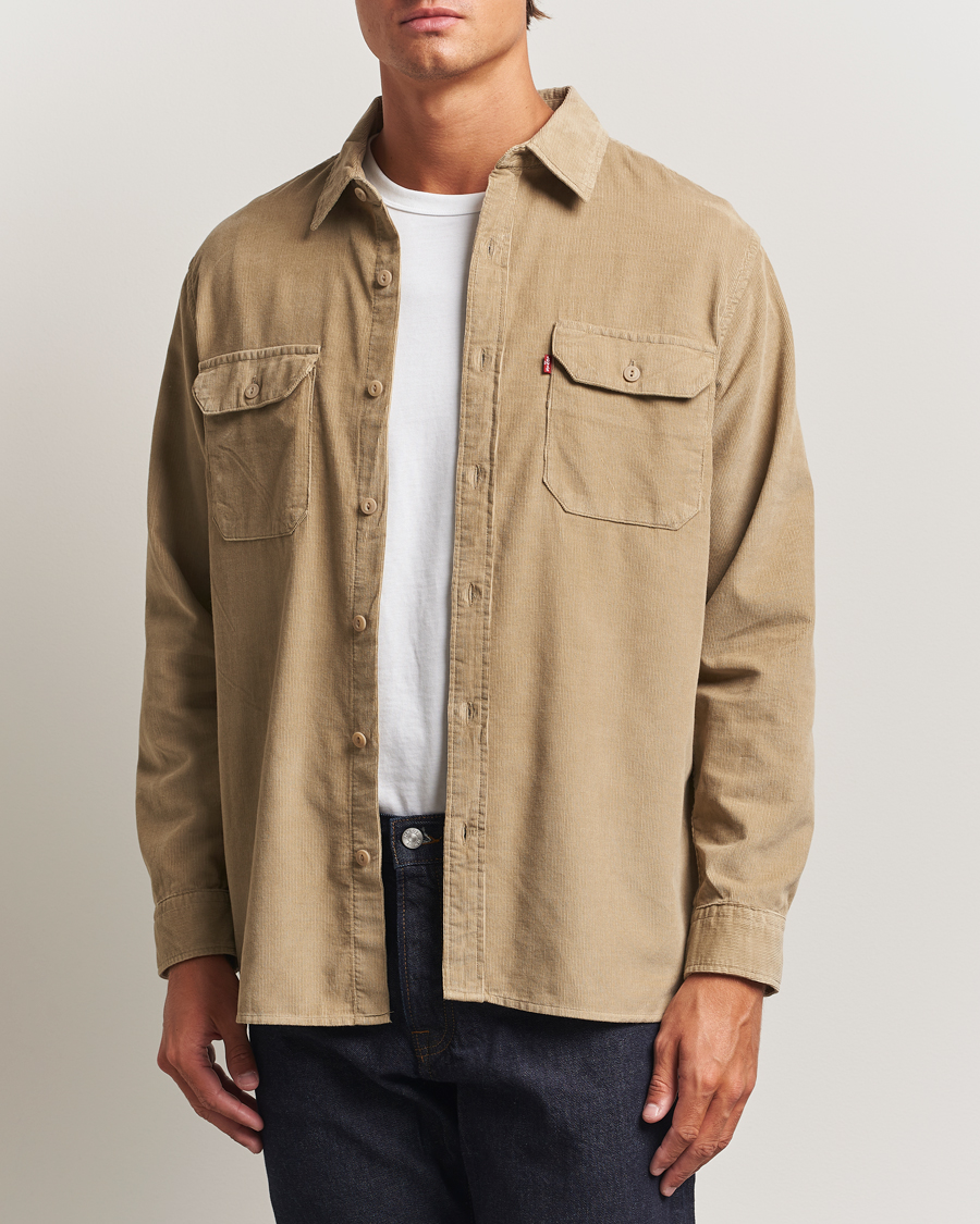 Heren | Overhemden | Levi's | Jackson Corduroy Worker Shirt Beige