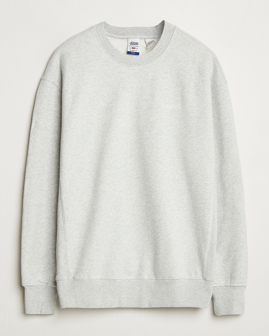 Heren | Truien | Levi's | Authentic Crew Neck Sweatshirt Light Grey Heather