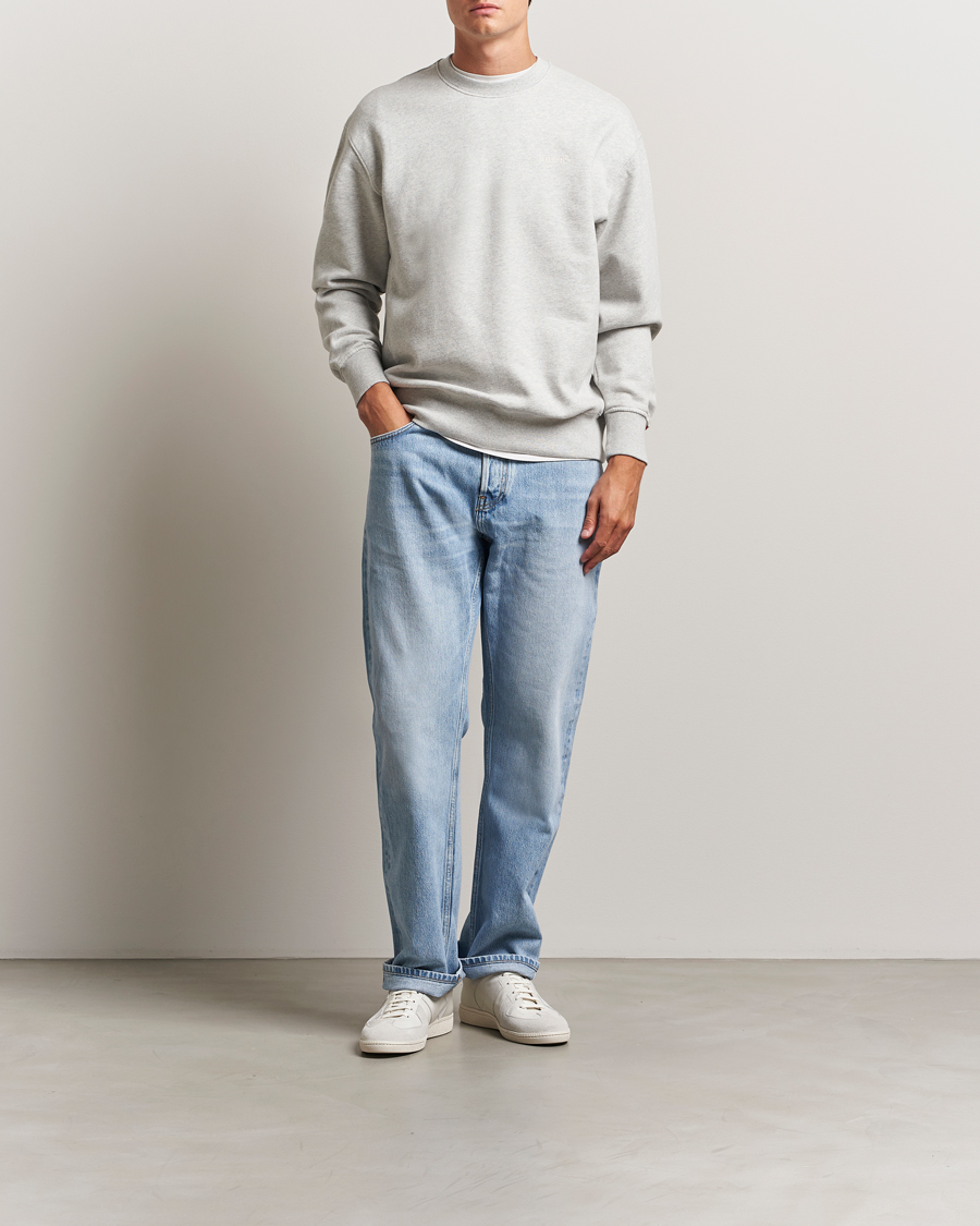 Heren | Truien | Levi's | Authentic Crew Neck Sweatshirt Light Grey Heather