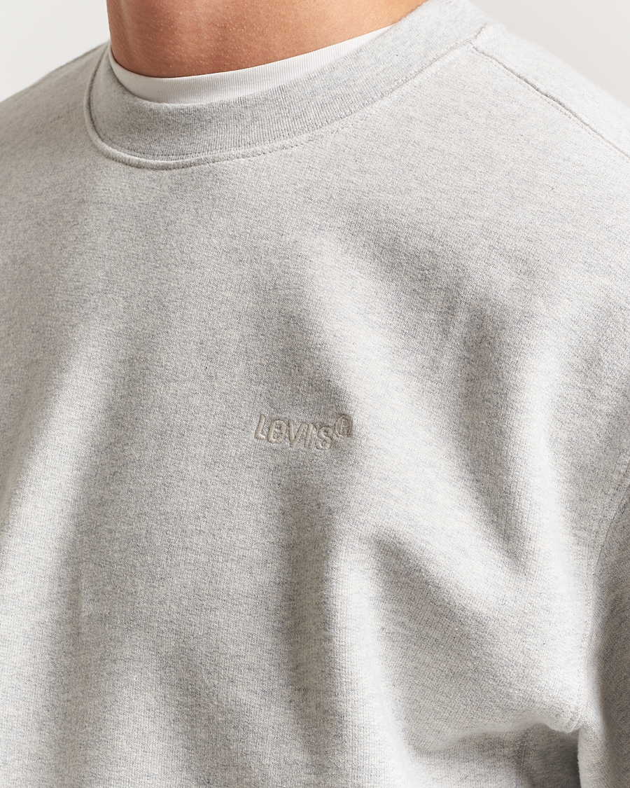 Heren | Truien | Levi's | Authentic Crew Neck Sweatshirt Light Grey Heather