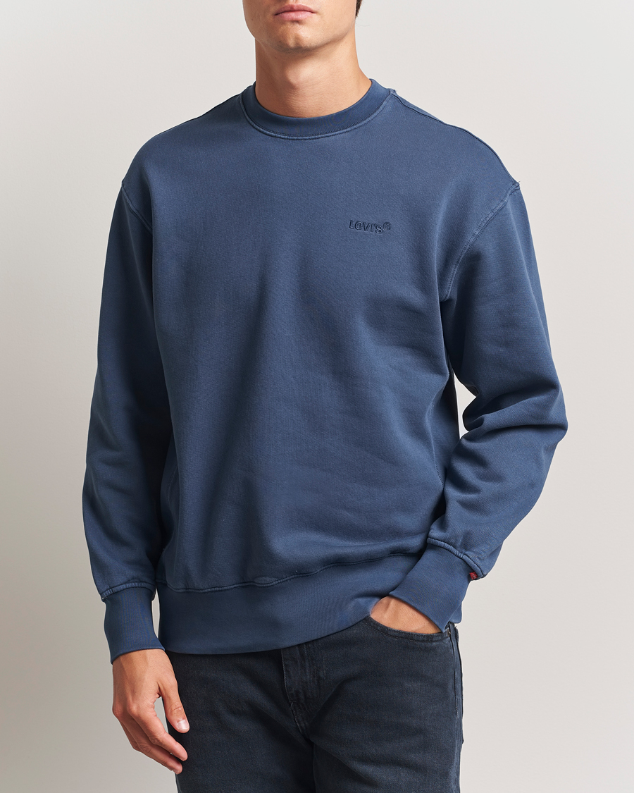 Heren | Truien | Levi's | Authentic Crew Neck Sweatshirt Sargasso Sea
