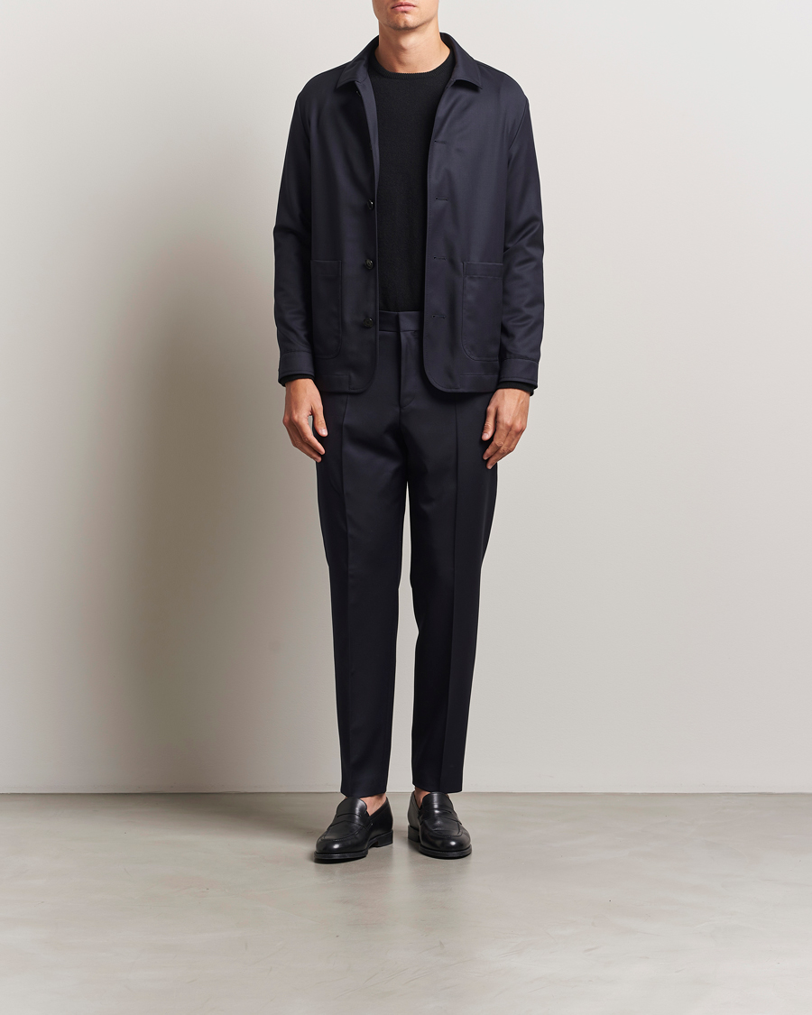 Heren | Jassen | BOSS BLACK | Carper Overshirt Dark Blue