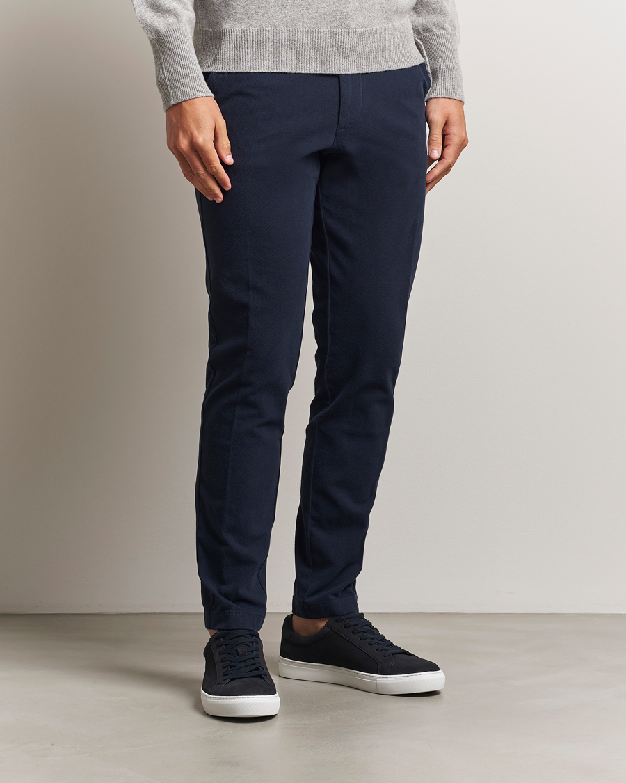 Heren | Broeken | BOSS BLACK | Kaiton Structured Chinos Dark Blue