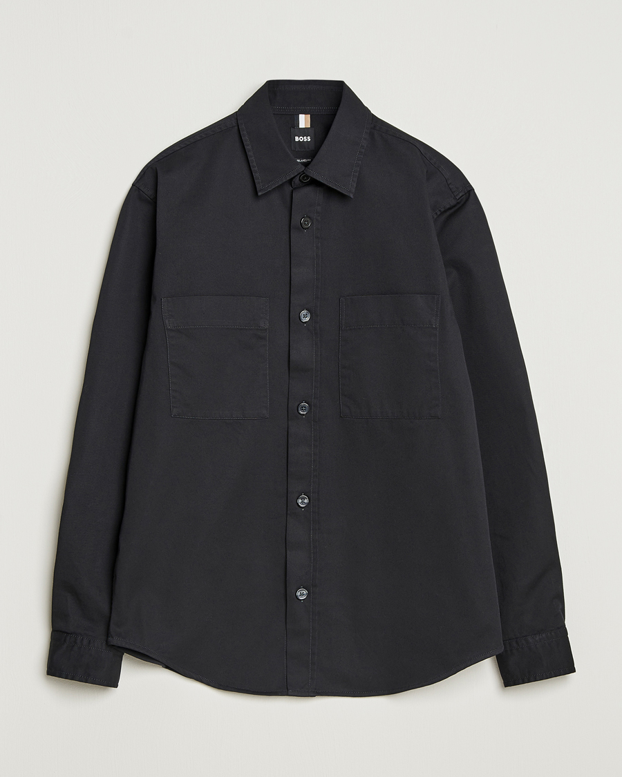 Heren | Overhemden | BOSS BLACK | Owen Overshirt Black