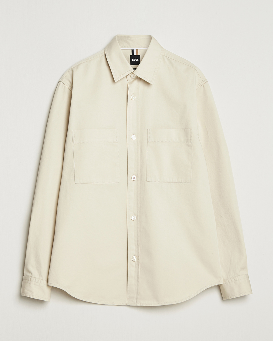 Heren | Overhemden | BOSS BLACK | Owen Overshirt Open White