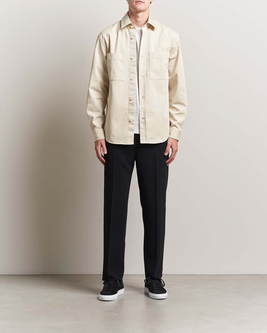 Heren | Overhemden | BOSS BLACK | Owen Overshirt Open White