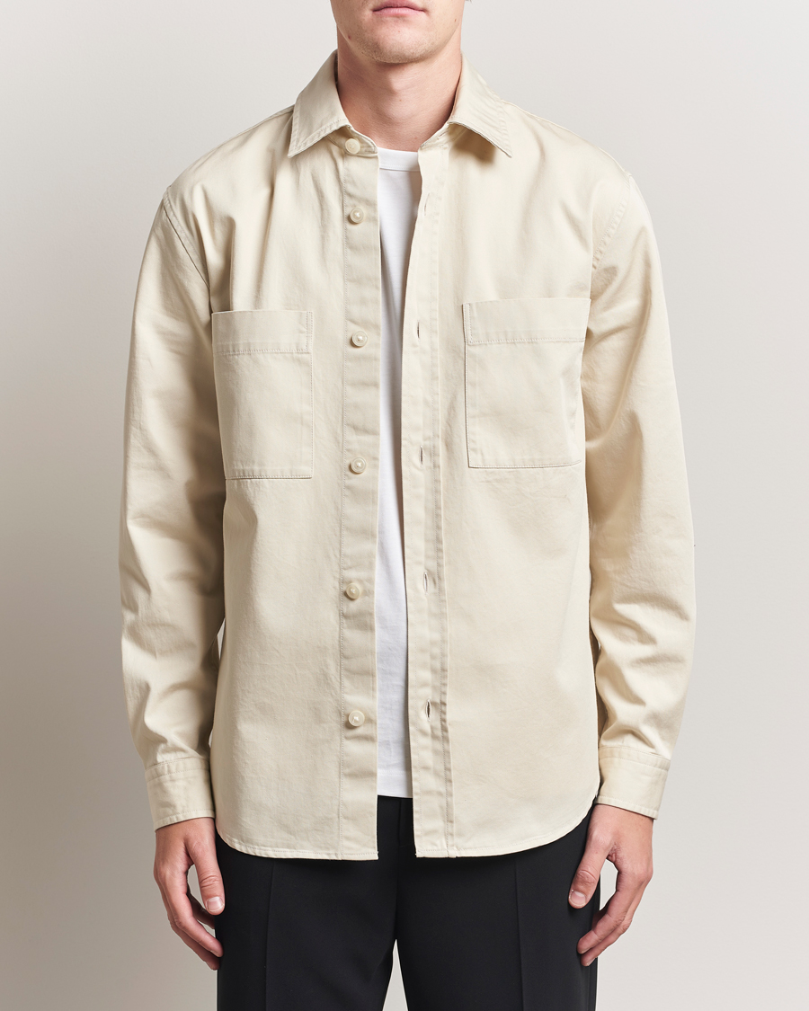 Heren | Overhemden | BOSS BLACK | Owen Overshirt Open White