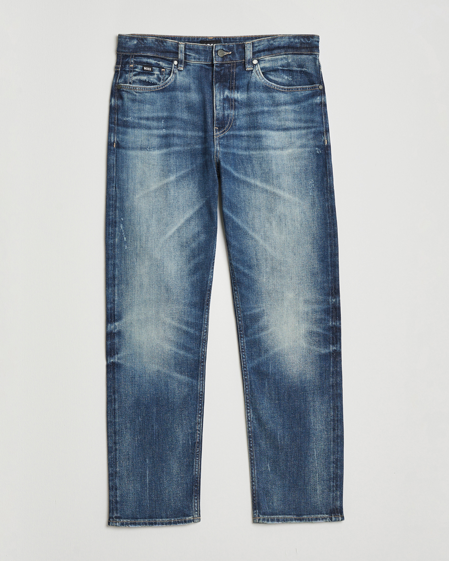 Heren | Jeans | BOSS BLACK | Ogden Regular Fit Jeans Medium Blue