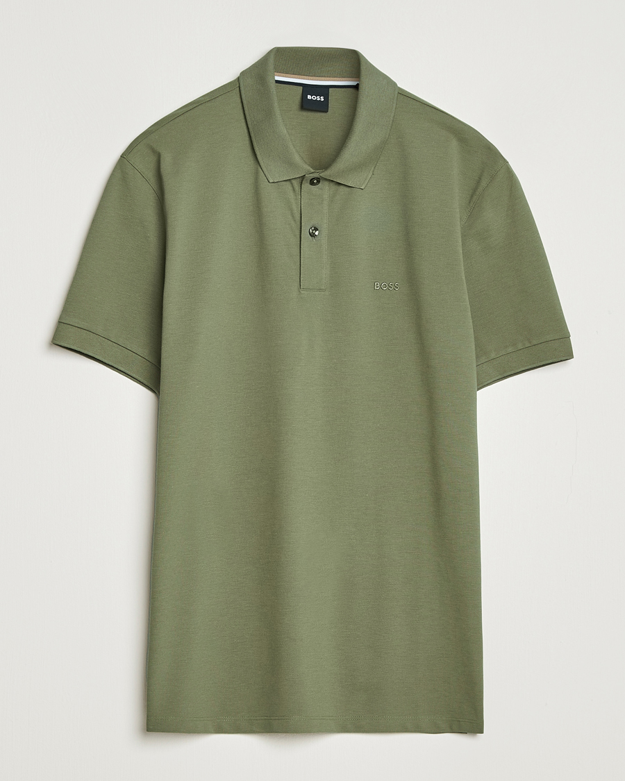 Heren | Polo's | BOSS BLACK | Pallas Polo Medium Green