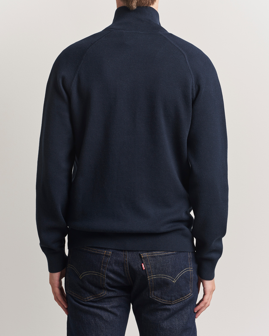 Heren | Truien | BOSS BLACK | Idino Knitted Full Zip Dark Blue