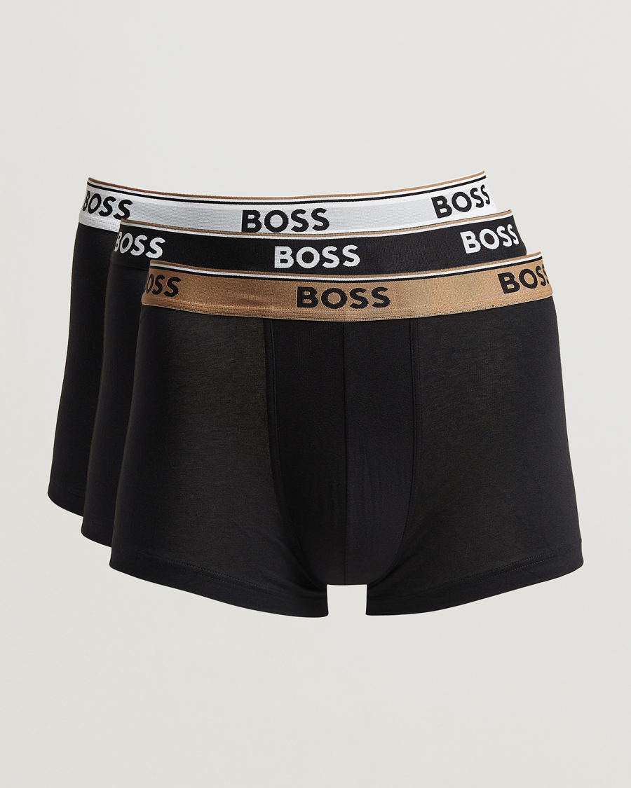 Heren | Ondergoed | BOSS BLACK | 3-Pack Trunk Black