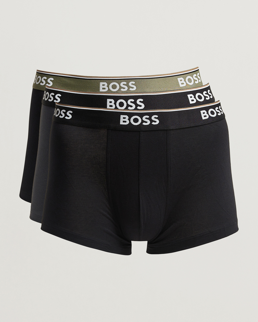 Heren | Ondergoed | BOSS BLACK | 3-Pack Trunk Grey/Black