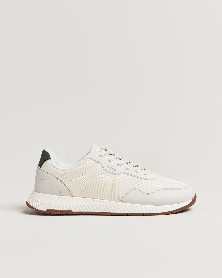 Heren | Sneakers | BOSS BLACK | Titanium Running Sneaker Light Beige