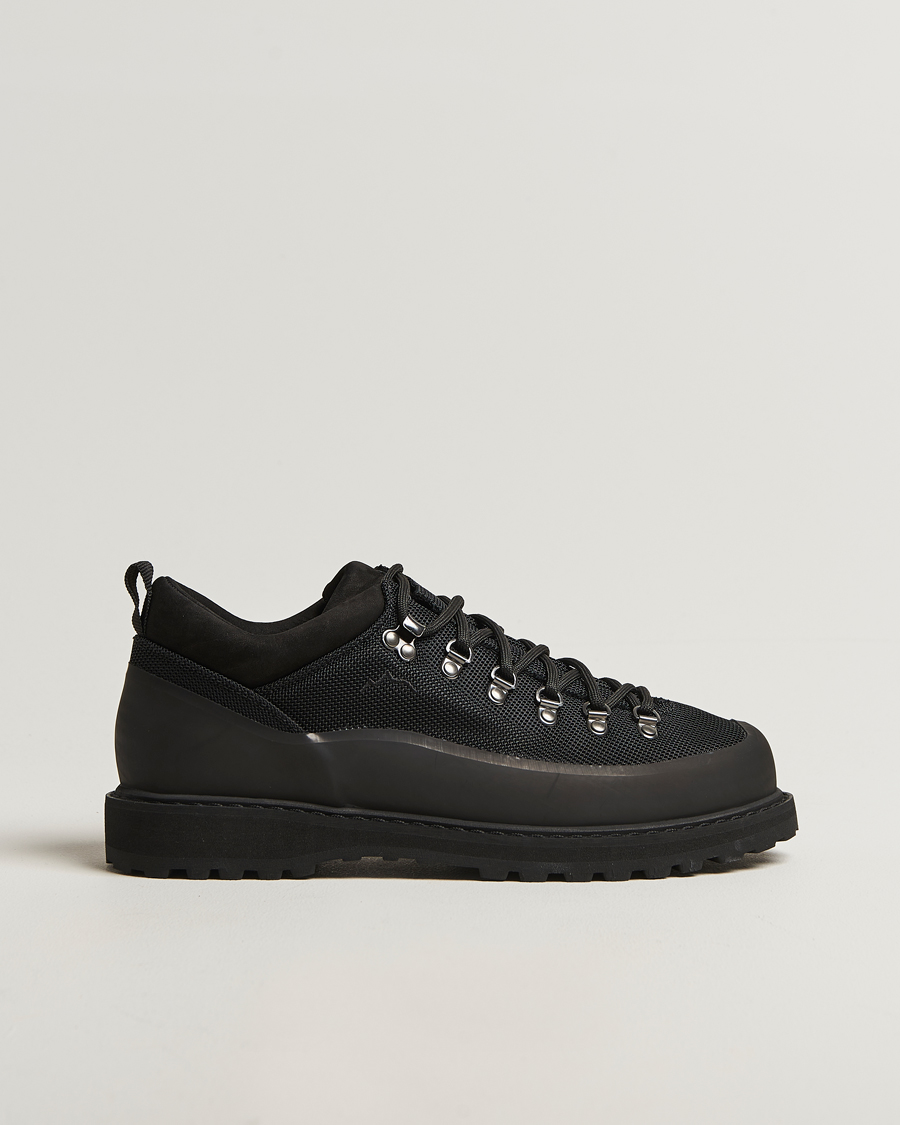 Heren | Laarzen | Diemme | Roccia Basso Sport Low Boot Black Fabric