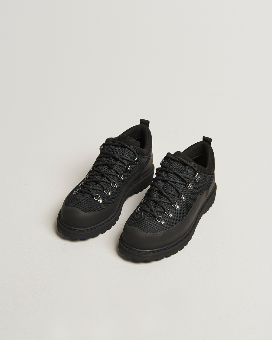 Heren | Laarzen | Diemme | Roccia Basso Sport Low Boot Black Fabric