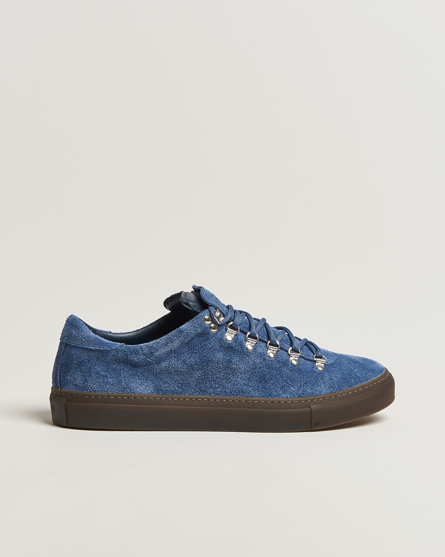 Heren | Sneakers | Diemme | Marostica Low Sneaker Vintage Blue Suede