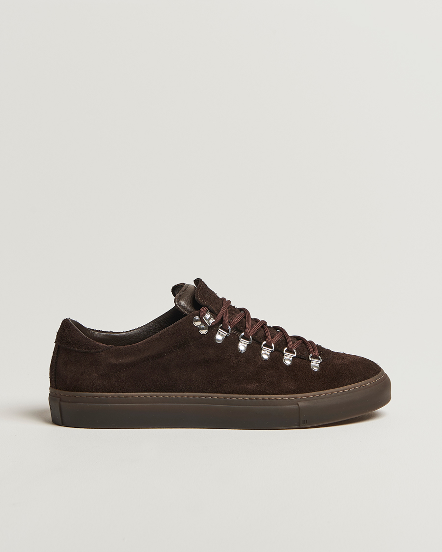 Heren | Sneakers | Diemme | Marostica Low Sneaker Dark Brown Suede
